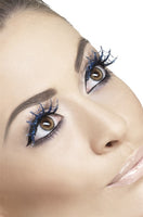 Blue Glitter Spiderweb Eyelashes FV-23186