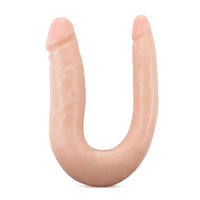 Dr. Skin Silicone - Dr. Double - 12 Inch Double  Dong - Vanilla BL-34103