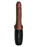 7.5 Inch Thrusting Cock With Balls - Brown PD5728-29