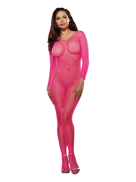 Bodystocking - Neon Pink - Queen Size DG-0015XNPKQ