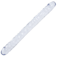 Crystal Jellies 18 Inch Double Dong - Clear DJ0287-04