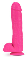 Neo - 11 Inch Dual Density Dildo - Neon Pink BL-34540